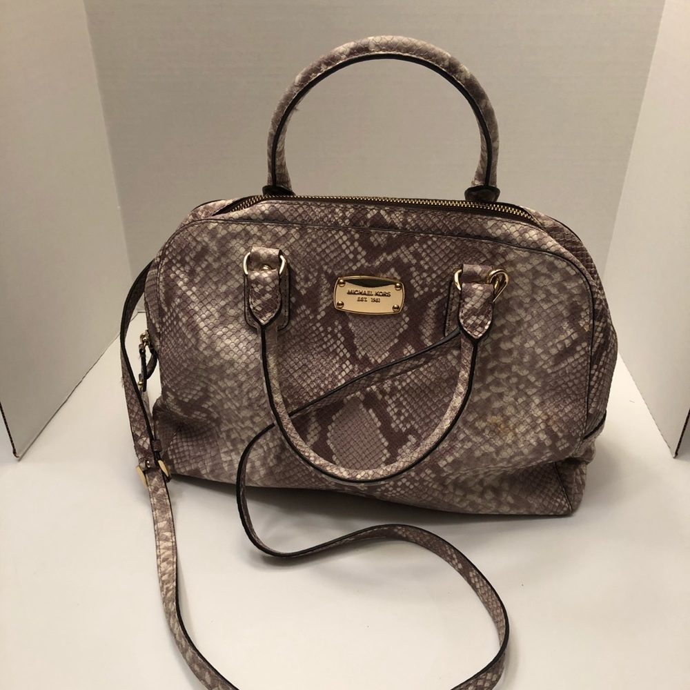 Michael Kors Embossed Python Purse. - image 1